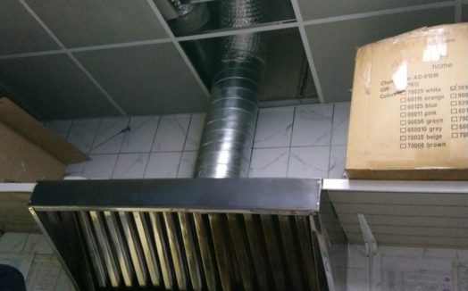 Установка жиро улавливателей.