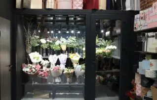 Витрина холодильник для цветов. Система охлаждения цветочной камеры “Flower-clima”