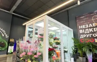 Вітрина холодильник для квітів. Система охолодження квіткової камери «Flower-clima»