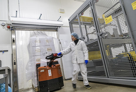 Воздушные завесы Frico помогли справиться с образованием наледи.