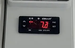 Блок керування (автоматика) холодильної камери для зберігання квітів у квітковому магазині, ЖК «Файна Таун», Київ